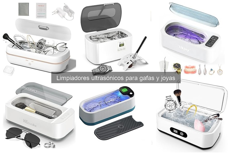 Beneficios del limpiador ultrasónico para gafas y joyas