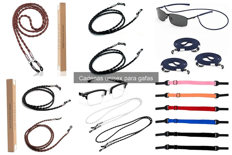 Cadenas para gafas ideales para deportistas: ¡Durabilidad y seguridad!