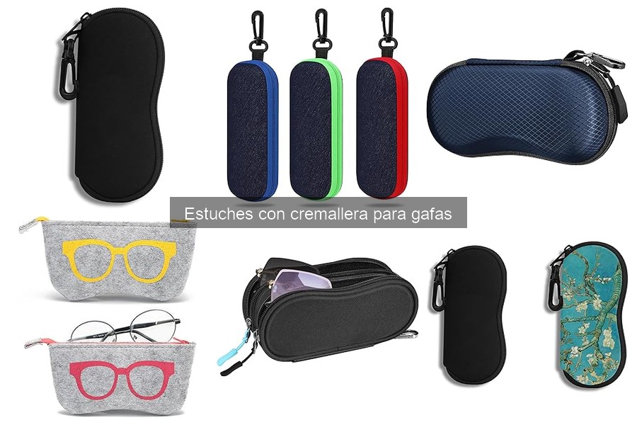 Cómo cuidar un estuche con cremallera para gafas