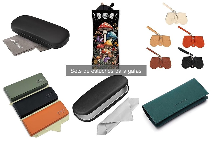 Cómo cuidar un set de estuches para gafas de forma efectiva