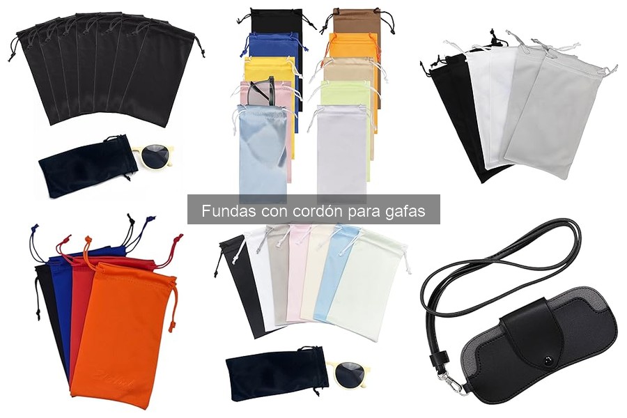 Cómo cuidar y limpiar fundas con cordón para gafas