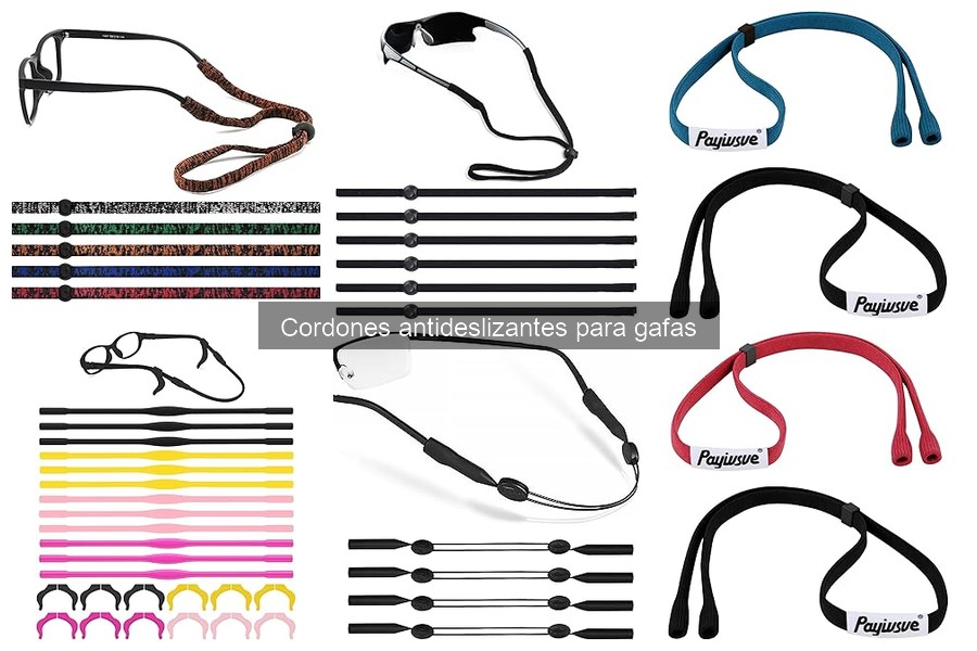 Cómo cuidar y mantener cordones antideslizantes para gafas
