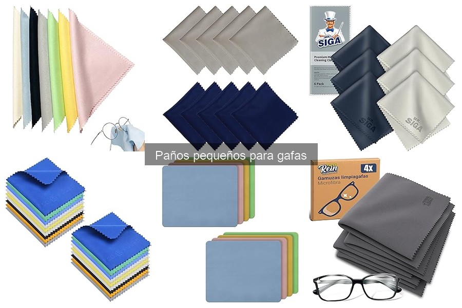 Cómo cuidar y mantener paños de limpieza para gafas