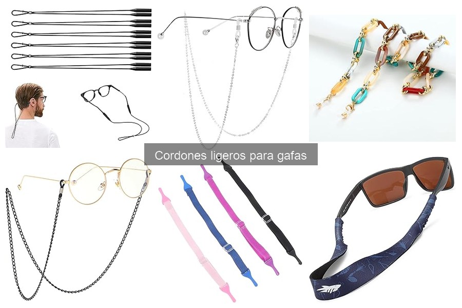 Cómo elegir cordones ligeros para gafas: guía de compra