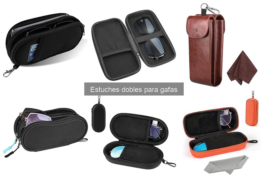 Cómo elegir el estuche doble para gafas ideal