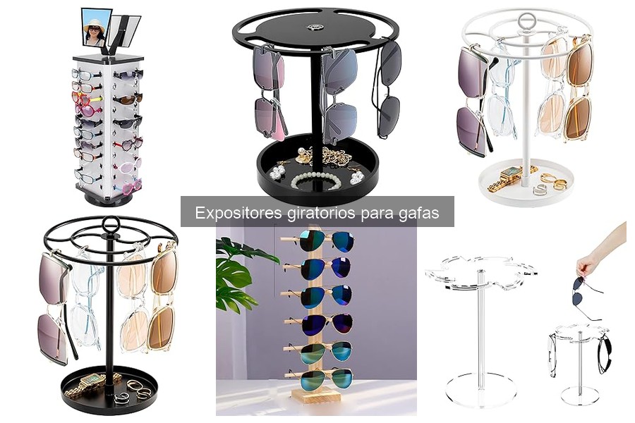 Cómo elegir el mejor expositor giratorio para gafas