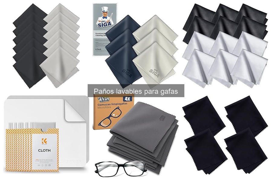 Cómo elegir el mejor paño lavable para gafas