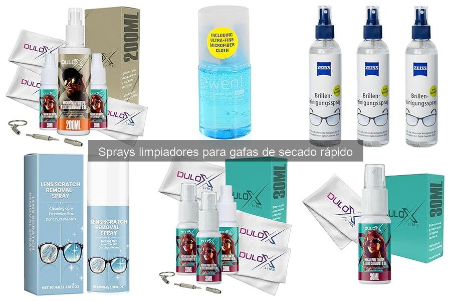 Cómo elegir el mejor spray limpiador para gafas de secado rápido