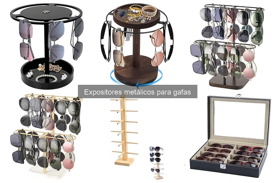 Cómo elegir expositores metálicos para gafas según tu estilo