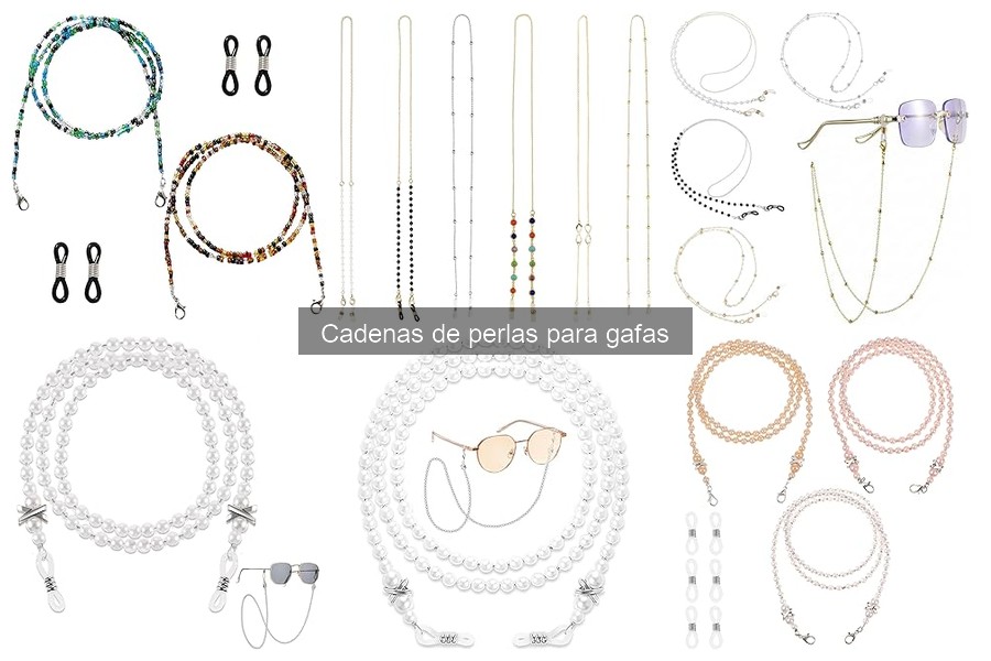 ¿Cómo elegir la mejor cadena de perlas para gafas?