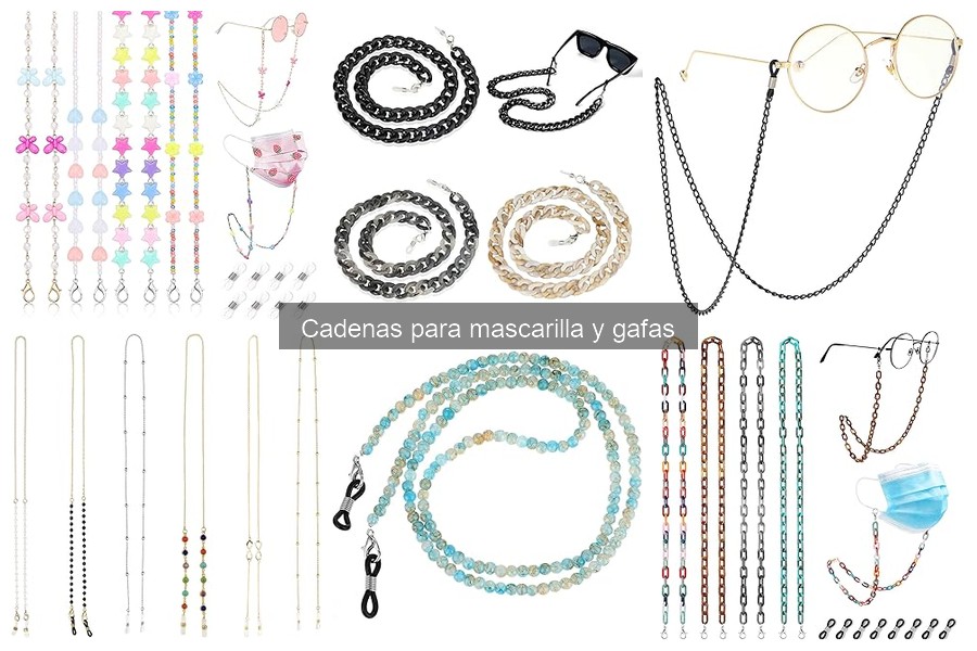 Cómo elegir la mejor cadena para mascarilla y gafas