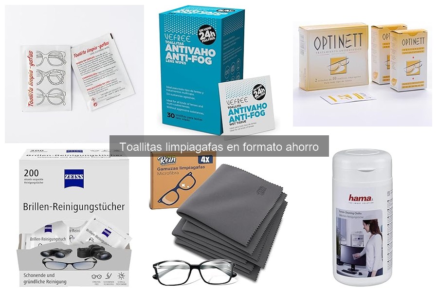Cómo elegir las mejores toallitas limpiagafas en formato ahorro