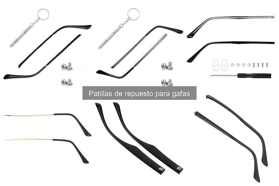 Cómo elegir patillas de repuesto para tus gafas