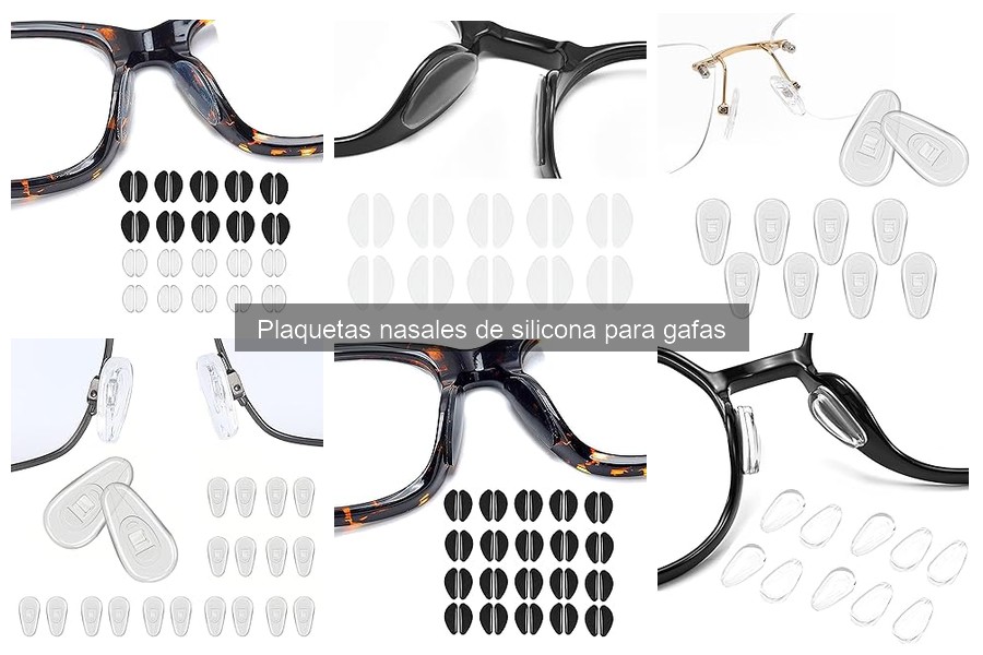 Cómo elegir plaquetas nasales de silicona para gafas