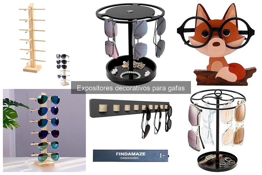 Cómo elegir un expositor decorativo para gafas: guía práctica