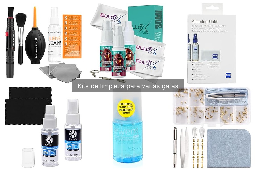 Cómo evitar rayones en gafas usando kits de limpieza