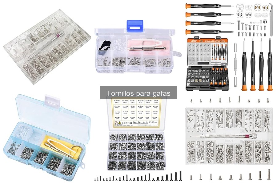 Cómo Identificar el Tornillo Ideal para Tus Gafas