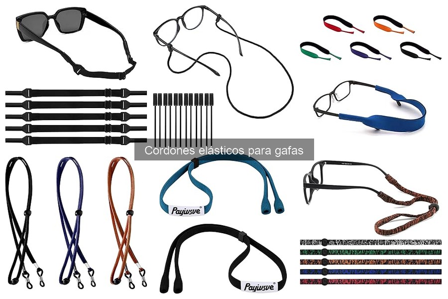 ¿Cómo instalar cordones elásticos para gafas fácilmente?