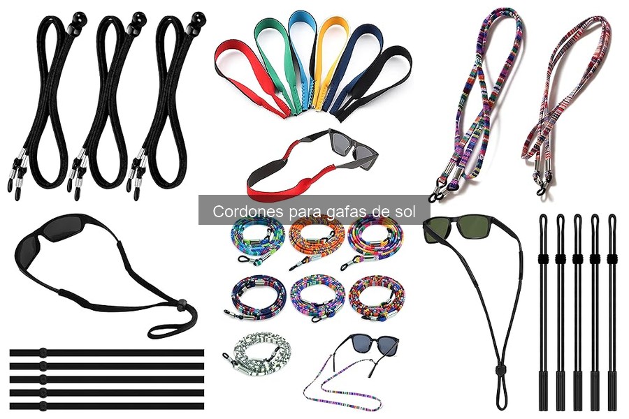 Cómo instalar cordones en gafas de sol: guía paso a paso