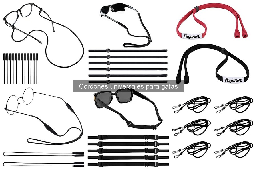 Cómo instalar cordones universales para gafas fácilmente
