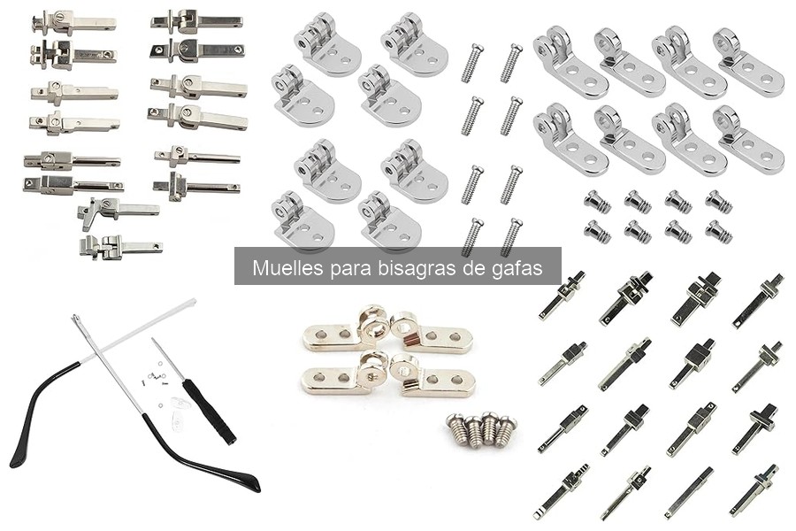 Cómo instalar muelles para bisagras de gafas fácilmente