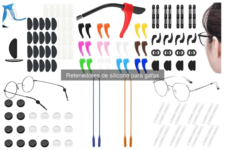 Cómo instalar retenedores de silicona para gafas fácilmente