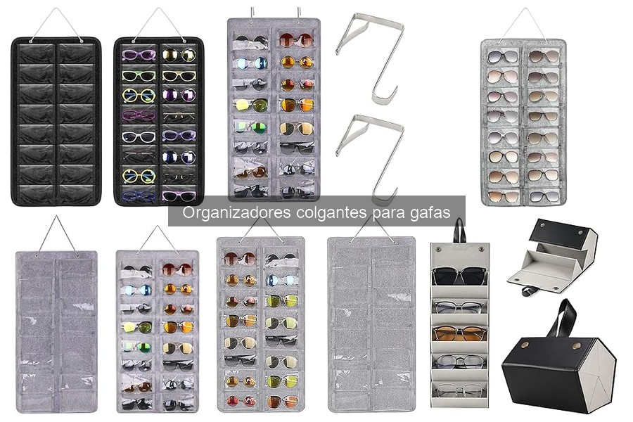Cómo instalar un organizador colgante de gafas fácilmente