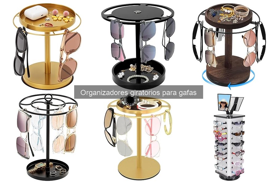 Cómo instalar un organizador giratorio para gafas fácilmente