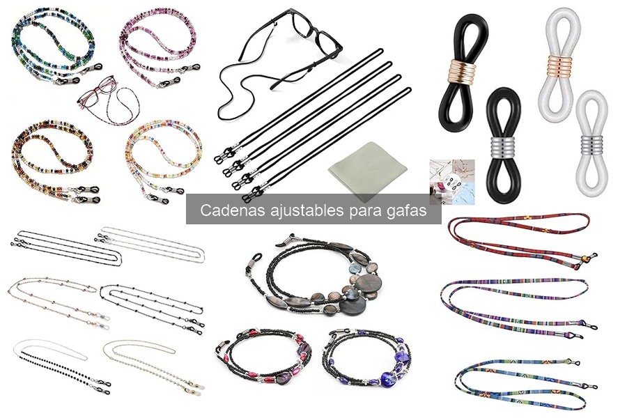 Cómo instalar una cadena ajustable para gafas fácilmente