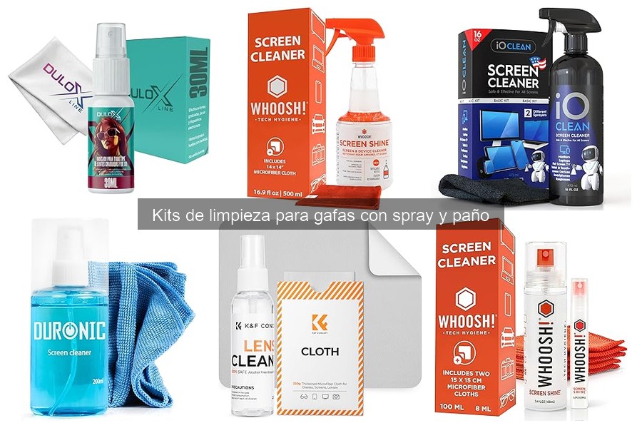 Cómo limpiar tus gafas con un kit de limpieza eficaz
