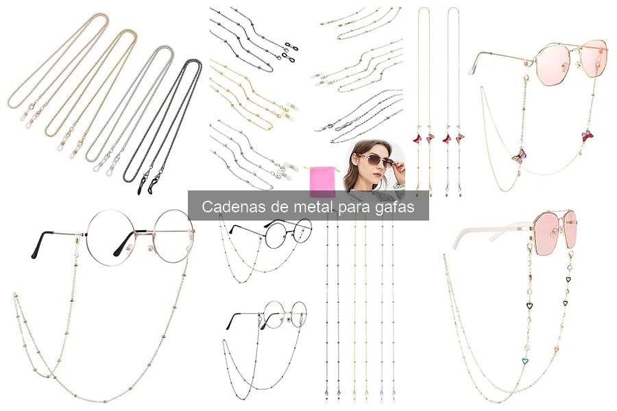 Cómo limpiar y mantener cadenas de metal para gafas