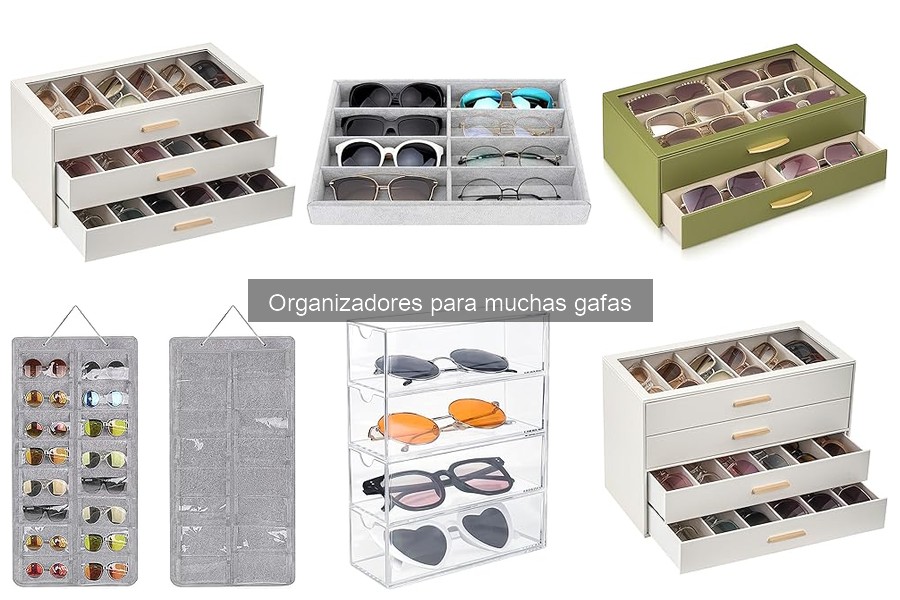 Cómo limpiar y mantener tu organizador de gafas