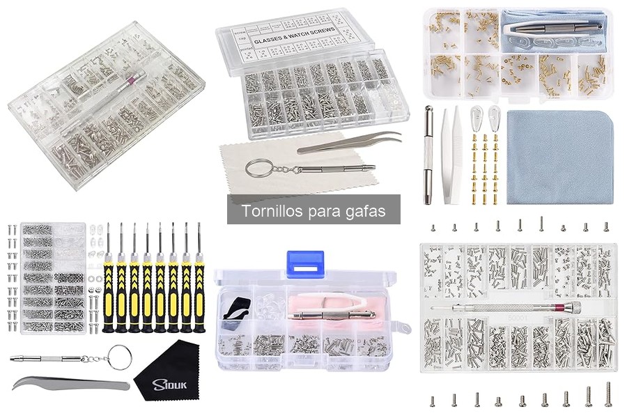 Cómo Mantener los Tornillos de Gafas en Buen Estado