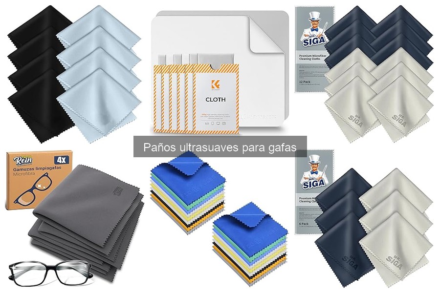 Cómo mantener paños ultrasuaves para gafas en perfecto estado
