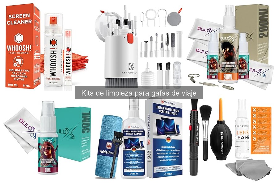 Cómo mantener tu kit de limpieza para gafas de viaje