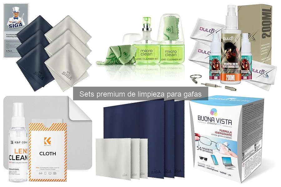 Cómo Mantener un Set Premium de Limpieza de Gafas