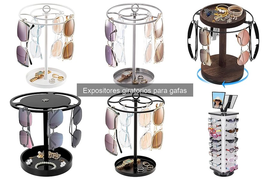 Cómo montar un expositor giratorio para gafas fácilmente