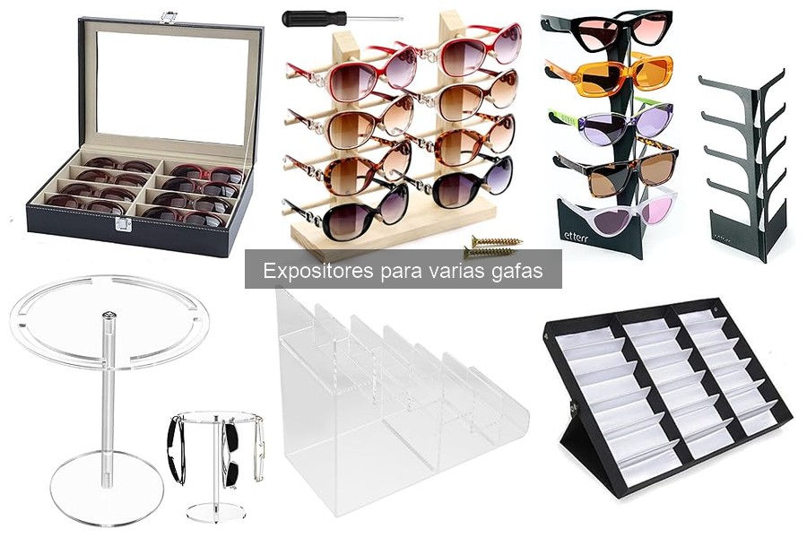 Cómo montar un expositor para gafas: guía paso a paso