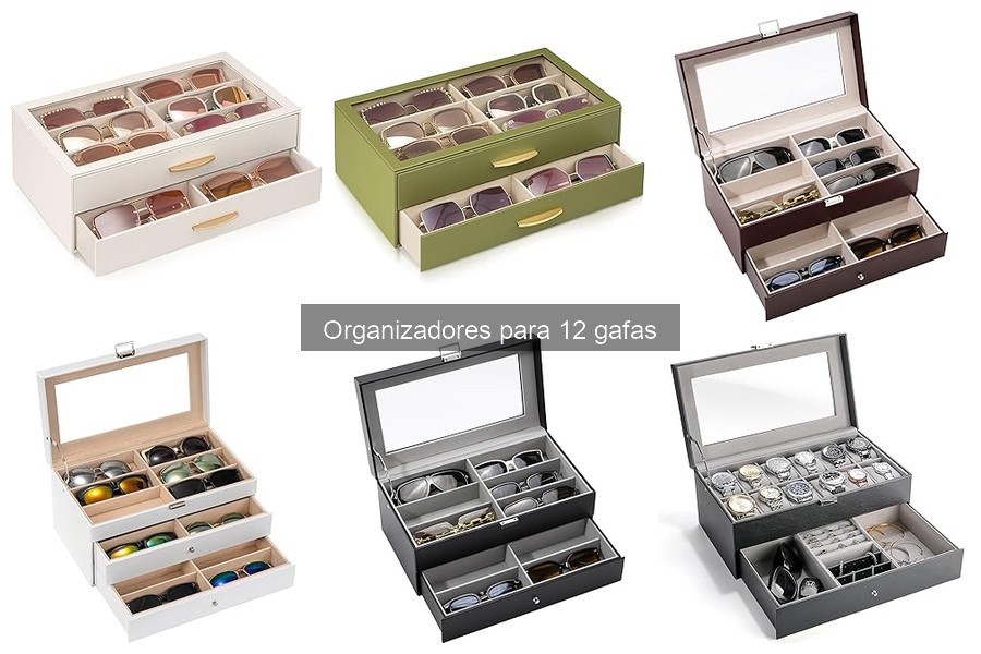 Cómo organizar correctamente tus gafas en un organizador