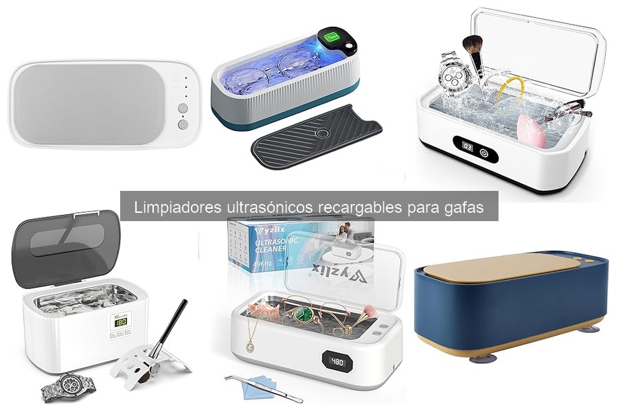 Cómo recargar un limpiador ultrasónico para gafas