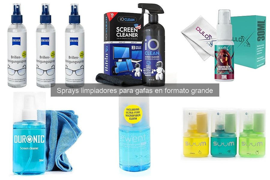 Cómo reciclar envases de sprays limpiadores para gafas