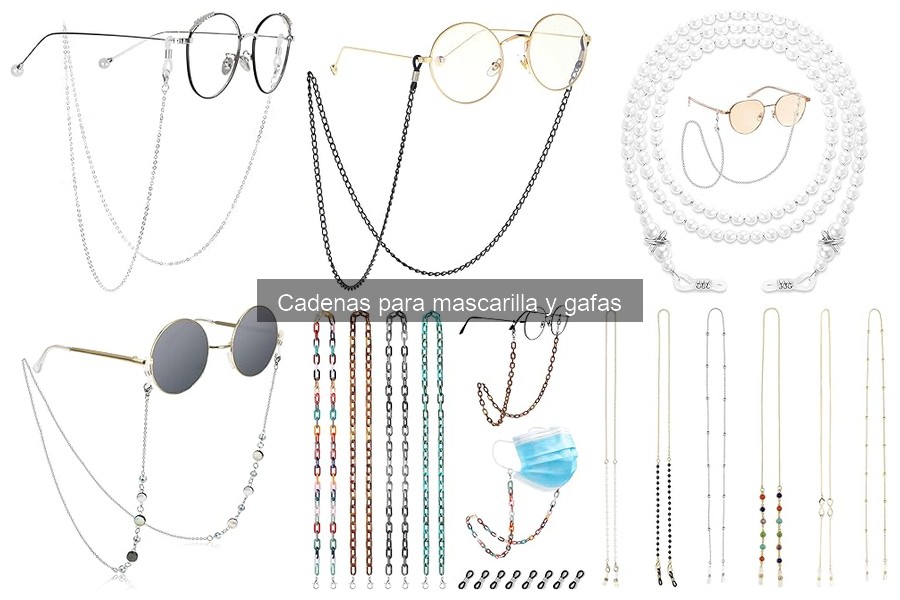 Cómo usar correctamente cadenas para mascarilla y gafas