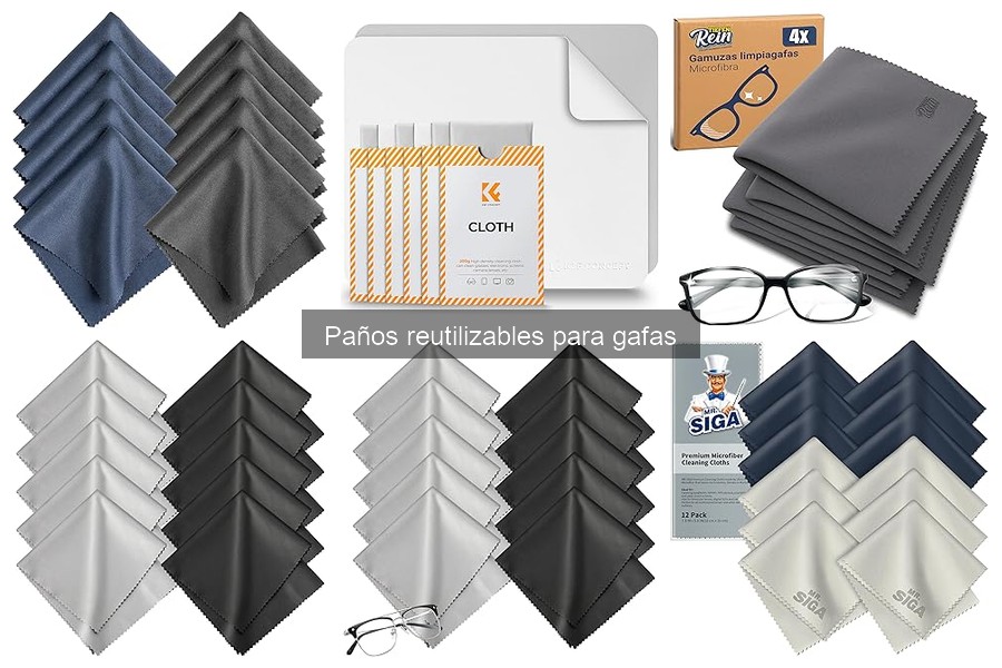 Cómo usar paños reutilizables para gafas correctamente
