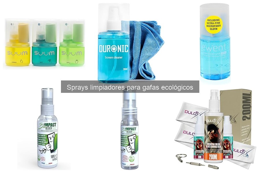 Cómo usar spray limpiador ecológico para gafas correctamente