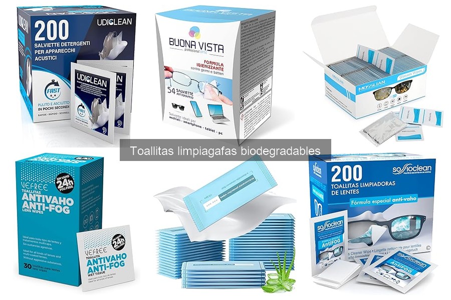 Cómo usar toallitas limpiagafas biodegradables correctamente