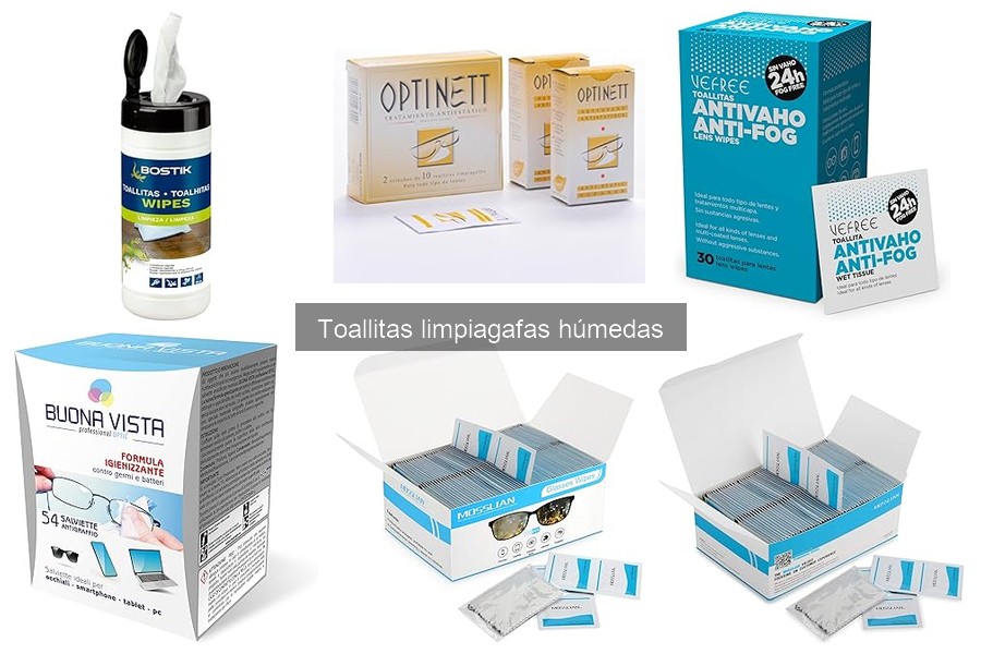 Cómo usar toallitas limpiagafas húmedas correctamente
