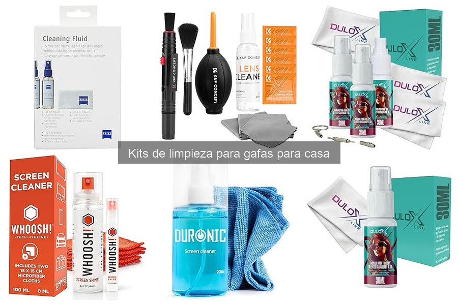 Cómo usar un kit de limpieza para gafas correctamente