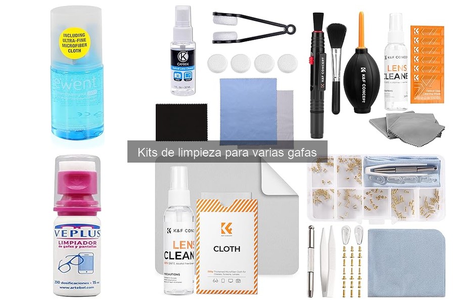 Cómo usar un kit de limpieza para gafas de forma efectiva