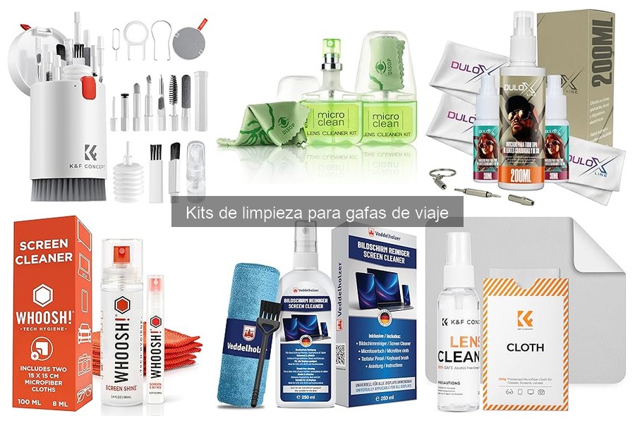 Cómo usar un kit de limpieza para gafas de viaje fácilmente