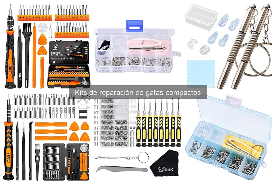 Cómo usar un kit de reparación de gafas compacto fácilmente